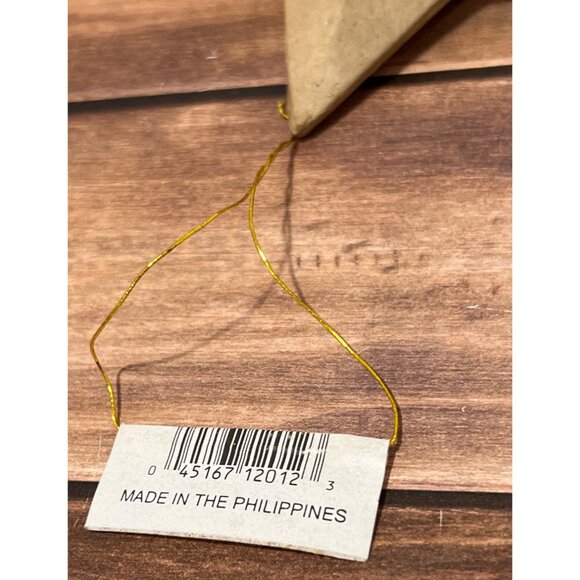 DIY Craft Paper Mâché Hanging Star Ornament Set of 4 - Picture 5 of 5